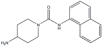 4-amino-N-1-naphthylpiperidine-1-carboxamide 结构式