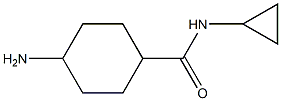 4-amino-N-cyclopropylcyclohexane-1-carboxamide Structure