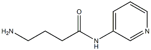 4-amino-N-pyridin-3-ylbutanamide 结构式