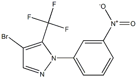 4-bromo-1-(3-nitrophenyl)-5-(trifluoromethyl)-1H-pyrazole