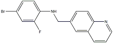 4-bromo-2-fluoro-N-(quinolin-6-ylmethyl)aniline|