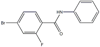 4-bromo-2-fluoro-N-phenylbenzamide,,结构式