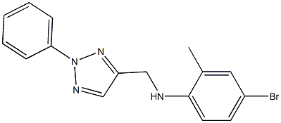 4-bromo-2-methyl-N-[(2-phenyl-2H-1,2,3-triazol-4-yl)methyl]aniline