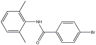 4-bromo-N-(2,6-dimethylphenyl)benzamide 结构式