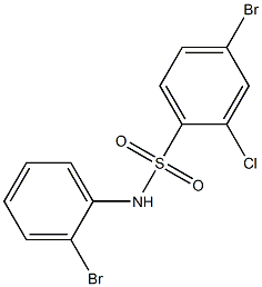 4-bromo-N-(2-bromophenyl)-2-chlorobenzene-1-sulfonamide|