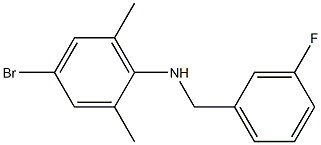 4-bromo-N-[(3-fluorophenyl)methyl]-2,6-dimethylaniline