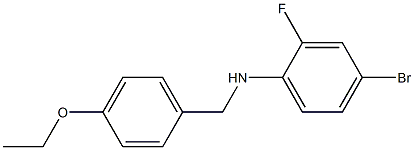  4-bromo-N-[(4-ethoxyphenyl)methyl]-2-fluoroaniline