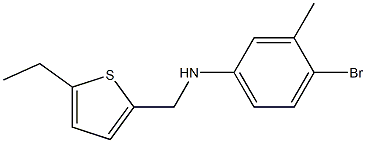 4-bromo-N-[(5-ethylthiophen-2-yl)methyl]-3-methylaniline Structure