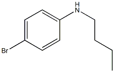 4-bromo-N-butylaniline,,结构式