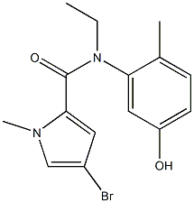 4-bromo-N-ethyl-N-(5-hydroxy-2-methylphenyl)-1-methyl-1H-pyrrole-2-carboxamide