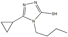 4-butyl-5-cyclopropyl-4H-1,2,4-triazole-3-thiol