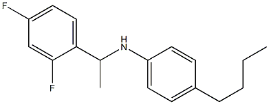 4-butyl-N-[1-(2,4-difluorophenyl)ethyl]aniline|