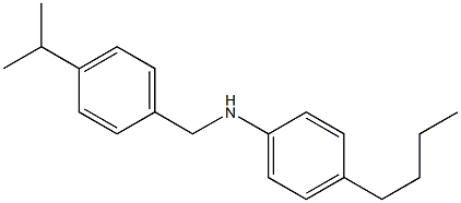 4-butyl-N-{[4-(propan-2-yl)phenyl]methyl}aniline