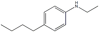 4-butyl-N-ethylaniline Struktur