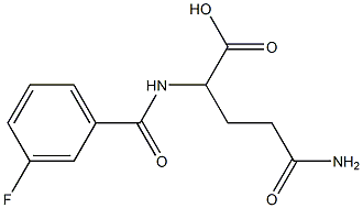 4-carbamoyl-2-[(3-fluorophenyl)formamido]butanoic acid