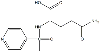 4-carbamoyl-2-[1-(pyridin-4-yl)acetamido]butanoic acid