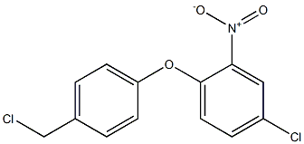 4-chloro-1-[4-(chloromethyl)phenoxy]-2-nitrobenzene