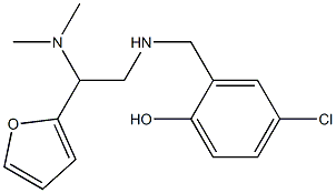 4-chloro-2-({[2-(dimethylamino)-2-(furan-2-yl)ethyl]amino}methyl)phenol