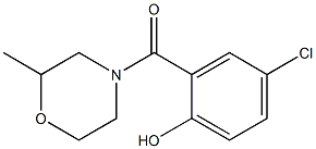 4-chloro-2-[(2-methylmorpholin-4-yl)carbonyl]phenol