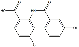 4-chloro-2-[(3-hydroxybenzoyl)amino]benzoic acid