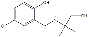 4-chloro-2-{[(1-hydroxy-2-methylpropan-2-yl)amino]methyl}phenol Structure