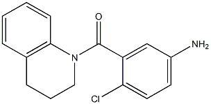 4-chloro-3-(3,4-dihydroquinolin-1(2H)-ylcarbonyl)aniline 结构式