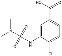 4-chloro-3-[(dimethylsulfamoyl)amino]benzoic acid Structure