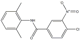 4-chloro-N-(2,6-dimethylphenyl)-3-nitrobenzamide Structure