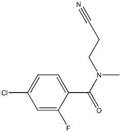 4-chloro-N-(2-cyanoethyl)-2-fluoro-N-methylbenzamide