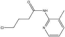 4-chloro-N-(3-methylpyridin-2-yl)butanamide Structure