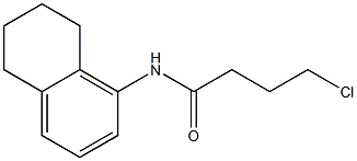 4-chloro-N-(5,6,7,8-tetrahydronaphthalen-1-yl)butanamide Structure