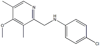4-chloro-N-[(4-methoxy-3,5-dimethylpyridin-2-yl)methyl]aniline