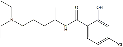 4-chloro-N-[5-(diethylamino)pentan-2-yl]-2-hydroxybenzamide Struktur