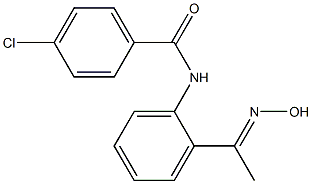 4-chloro-N-{2-[1-(hydroxyimino)ethyl]phenyl}benzamide