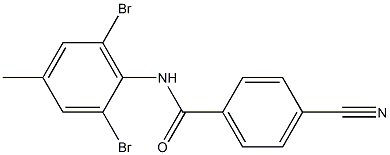 4-cyano-N-(2,6-dibromo-4-methylphenyl)benzamide|