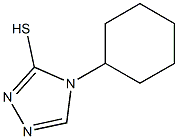 4-cyclohexyl-4H-1,2,4-triazole-3-thiol Structure