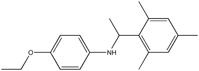 4-ethoxy-N-[1-(2,4,6-trimethylphenyl)ethyl]aniline Struktur