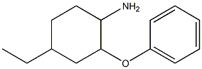 4-ethyl-2-phenoxycyclohexanamine 结构式