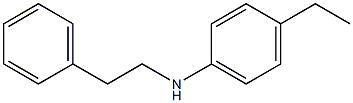 4-ethyl-N-(2-phenylethyl)aniline Structure