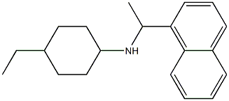 4-ethyl-N-[1-(naphthalen-1-yl)ethyl]cyclohexan-1-amine|