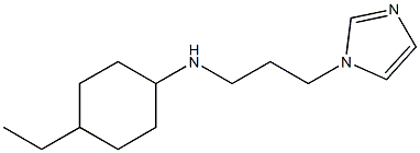 4-ethyl-N-[3-(1H-imidazol-1-yl)propyl]cyclohexan-1-amine