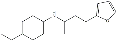 4-ethyl-N-[4-(furan-2-yl)butan-2-yl]cyclohexan-1-amine Structure