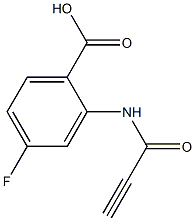 4-fluoro-2-(propioloylamino)benzoic acid Struktur