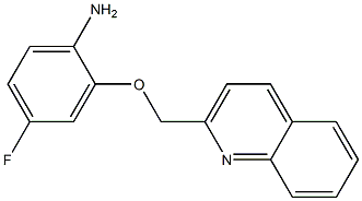 4-fluoro-2-(quinolin-2-ylmethoxy)aniline