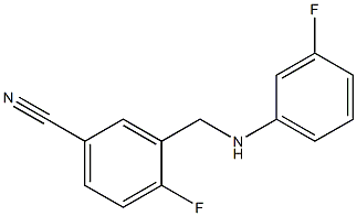 4-fluoro-3-{[(3-fluorophenyl)amino]methyl}benzonitrile