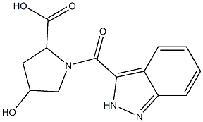  4-hydroxy-1-(2H-indazol-3-ylcarbonyl)pyrrolidine-2-carboxylic acid