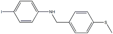 4-iodo-N-{[4-(methylsulfanyl)phenyl]methyl}aniline|