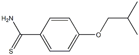 4-isobutoxybenzenecarbothioamide Struktur