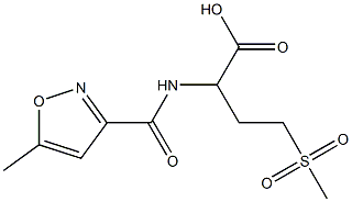 4-methanesulfonyl-2-[(5-methyl-1,2-oxazol-3-yl)formamido]butanoic acid|