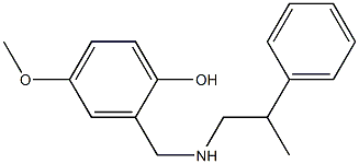  4-methoxy-2-{[(2-phenylpropyl)amino]methyl}phenol